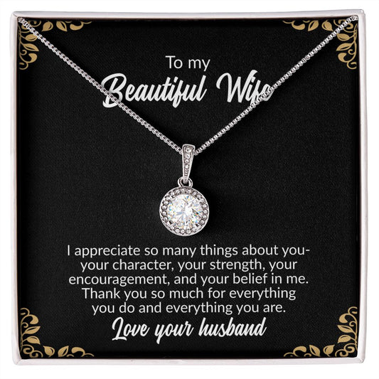 To My Beautiful Wife | Eternal Hope Necklace