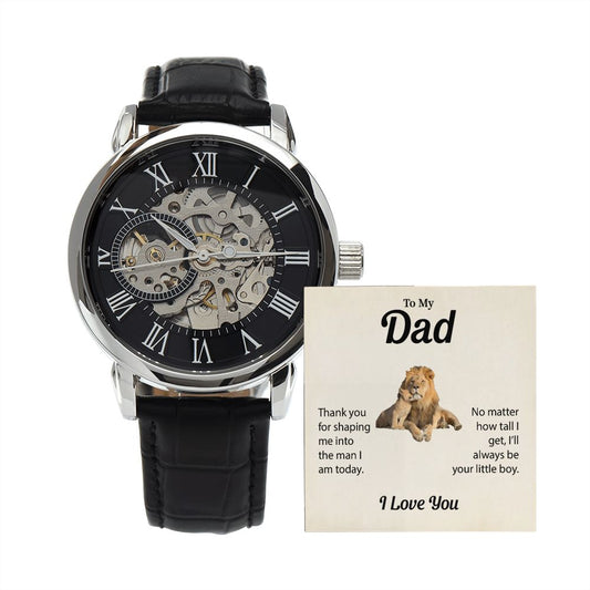 To My Dad | Men's Openwork Watch