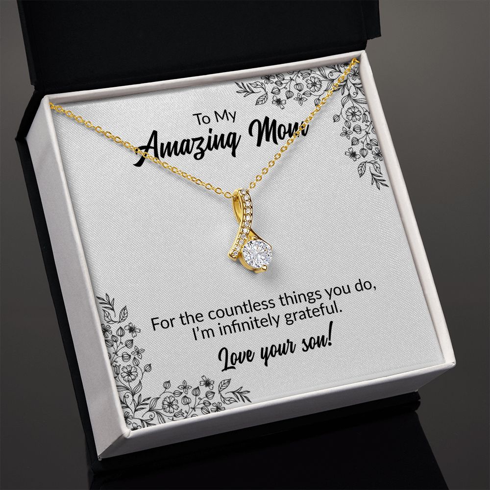 To My Amazing Mom | Alluring Beauty Necklace