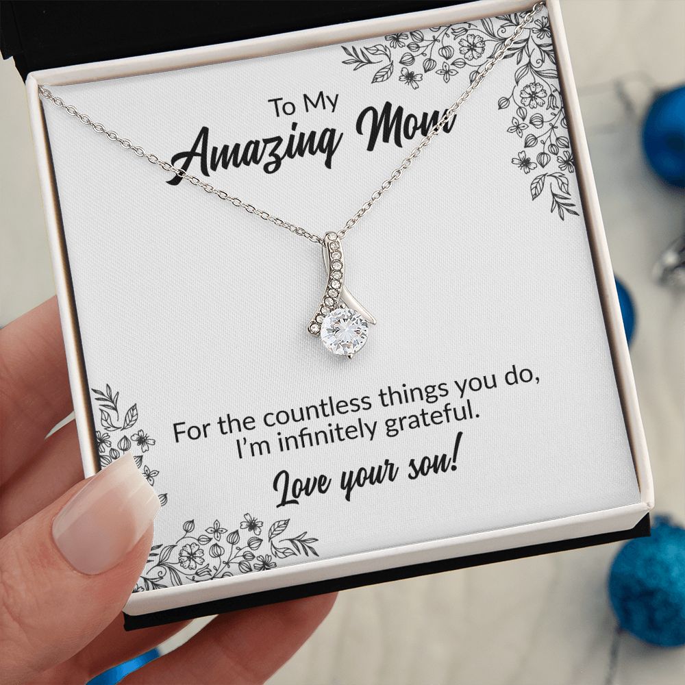 To My Amazing Mom | Alluring Beauty Necklace