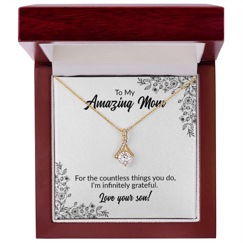 To My Amazing Mom | Alluring Beauty Necklace