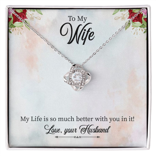 To My Wife | Love Knot Necklace